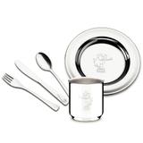 Kit Infantil Refeição Aço Inox - 5 peças - Tramontina Baby