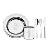 Kit Infantil Tramontina para Refeição em Aço Inox 5 Peças