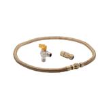 Kit Instalação Gás GN/GLP encanado para Fogão/Cooktop e Forno de embutir com registro - Electrolux