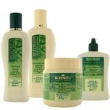 Kit Jaborandi SH + Cond. 250ml + Másc. 250G + Tônico 100ml - Bio extratus