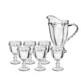 Kit Jarra 1L + 6 Taças Libélula Clear - Class home