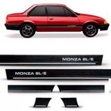 Kit Jogo Friso Lateral Monza Sle 1991 1992 93 2 Portas Preto - Frisart