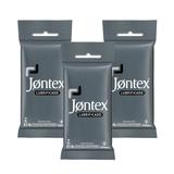 Kit Jontex Preservativo Lubrificado c/6 - 3 unid.