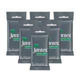 Kit Jontex Preservativo Lubrificado Comfort Plus c/6 - 6 unid.