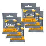 Kit Jontex Preservativo Lubrificado Frutas Cítricas - 6 unid.