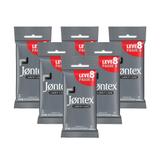 Kit Jontex Preservativo Lubrificado L8P6 - 6 unid.