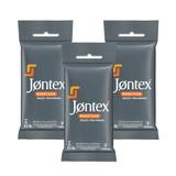 Kit Jontex Preservativo Lubrificado Marathon c/6 - 3 unid.