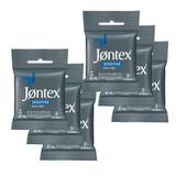 Kit Jontex Preservativo Lubrificado Sensitive c/3 - 6 unid.