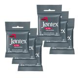 Kit Jontex Preservativo Lubrificado Ultra Resistente C/3 - 6 unid.