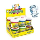 Kit Kimeleka Com 12 Potes Cores Sortidas 180g 26768 - Acrilex - Kimeleca