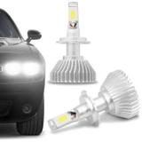 Kit Lâmpada Super LED 2D Headlight H7 6000K 12V 6400LM Efeito Xênon Carro Moto Caminhão - Shocklight