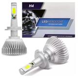 Kit Lâmpada Super Led Headlight H4 6000k 12v 24v 30w 6400lm - Tiger auto