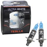 Kit Lâmpadas Super Brancas Teslla Ultra White H1 3800k - 24v