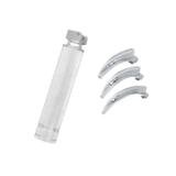 Kit Laringoscópio Adulto Completo Com 3 Lâminas Curvas (Macintosh) - Md
