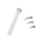 Kit Laringoscópio Pediátrico Com 3 Lâminas Retas (Miller) - Md