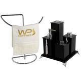 Kit Lavabo 6 Peças Saboneteira Difusor Preto Toalheiro Luxo - Wp connect