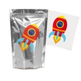 Kit Lembrancinha com Transfer Festa Espacial 08 unidades Cromus - Festabox