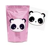 Kit Lembrancinha com Transfer Festa Panda Rosê 08 unidades Cromus - Festabox
