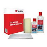 Kit Limpeza E Hidratação De Couro Wurth Limpa E Hidrata