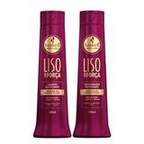 Kit Liso Com Força Shampoo + Condicionador 500ml Haskell