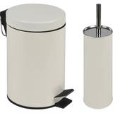 Kit Lixeira 3l Com Pedal E Escova Para Vaso Sanitário Mor
