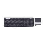 Kit Logitech Teclado Wireless e Suporte K375s