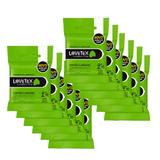 Kit Lovetex Preservativo Lubrificado Sabor Menta - 12 unid.