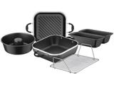 Kit lyon 360 6 peças grafite sortidos de utensilios para uso domestico tramontina