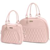 Kit Mala Maternidade com Bolsa M Valência Rosa - Hug Baby
