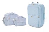 Kit Mala Maternidade Cores Griff 3 Pç Mala Revenda Atacado Azul-claro - Griff baby