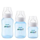 Kit Mamadeira Avent Anti-Cólica 3 unidades Clássic+ Azul - Philips avent