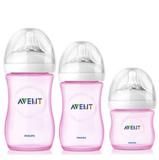 Kit Mamadeira Avent Petala 125 260 330ml Rosa Anticólica - Philips avent