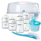 Kit Mamadeira Avent Petala com esterilizador - 7pçs