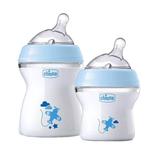 Kit Mamadeira Azul Step Up 150Ml e 250ML - Chicco