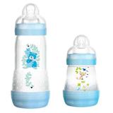 Kit Mamadeira First Bottle 160ml + Mamadeira 320ml Azul 4m+