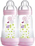 Kit Mamadeira MAM First Bottle Anti-Cólica e Auto-Esterilizáveis 260ml (02 unidades) Menina