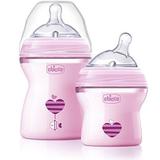 Kit Mamadeira NaturalFit - Chicco - 2 peças - Rosa