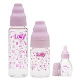 Kit Mamadeira Tip Bico Universal Colorido - Lolly