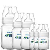 Kit Mamadeiras Classic 06 PÇS (0M a 3M+) Philips AVENT