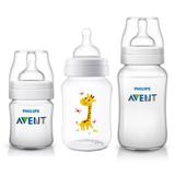 Kit Mamadeiras Classic+ 125, 260, 330ml Girafa - Philips Avent