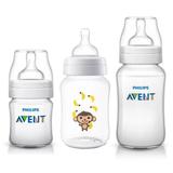 Kit Mamadeiras Classic+ 125, 260, 330ml Macaco - Philips Avent