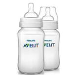 Kit Mamadeiras Classic 330ML 2 Peças 3M+ Philips AVENT SCF566/27