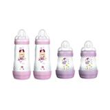 KIT MAMADEIRAS MAM - 2 de 320ML + 2 de 160ml ROSA