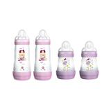 KIT MAMADEIRAS MAM - 2 de 320ML + 2 de 160ml ROSA
