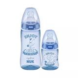 Kit Mamadeiras Nuk My First 150 300ml Azul 0m 6m+