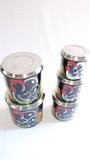 Kit mantimento aluminio 5pcs preto galinha carijo - Pedreira