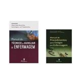Kit Manual Do Técnico E Auxiliar de Enfermagem 2ª Edição + Manual de Procedimentos para Estágio em Enfermagem - Editora martinari
