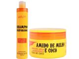 Kit Manutenção Profissional Amido De Milho - Semelle hair