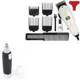 kit Maquina Cortar cabelo Wahl Taper 110V aparador nasal - Winner/wahl