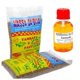 kit massa salsicha pacu e tamba 1kg + essencia camarão 100ml - Massa da boa